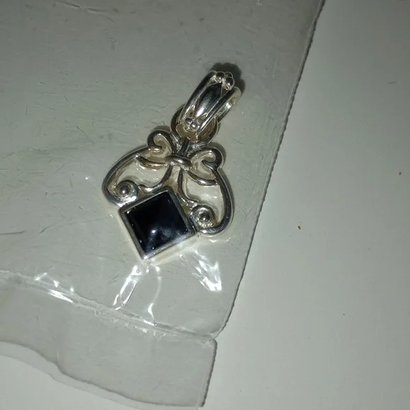 Sterling silver necklace and pendant set - Picture 4 of 12